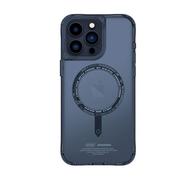 SkinArma Saido Magsafe Cover For iPhone 15 Pro Max | Blue SkinArma Saido Magsafe Cover For iPhone 15 Pro Max | Blue